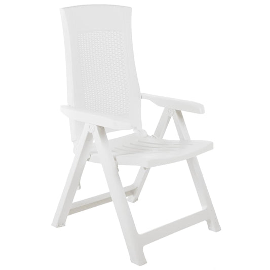 Garden Chair | Set of 2 | White | Plastic | Standard Garden Chair | Set of 2 | White | Plastic | Standard