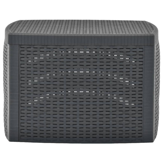 Side Table Anthracite 54x54x36.5 cm Plastic Side Table Anthracite 54x54x36.5 cm Plastic