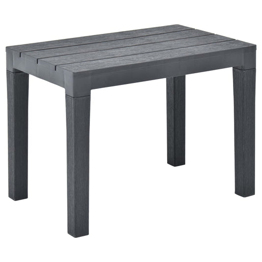 Garden Benches 2 pcs Anthracite Plastic Garden Benches 2 pcs Anthracite Plastic