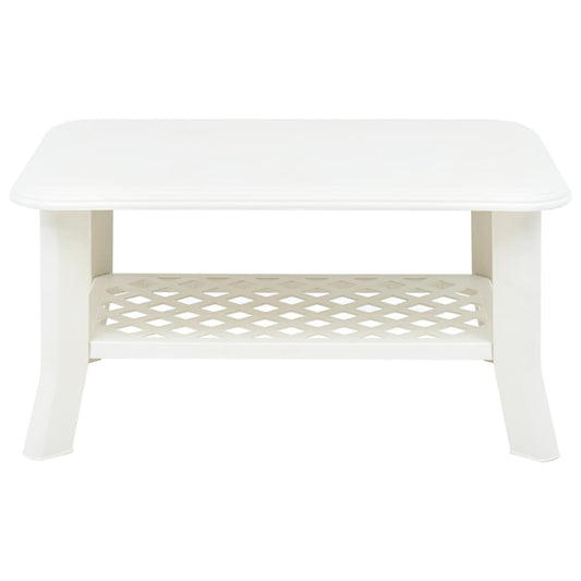 Coffee Table White 90x60x46 cm Plastic Coffee Table White 90x60x46 cm Plastic