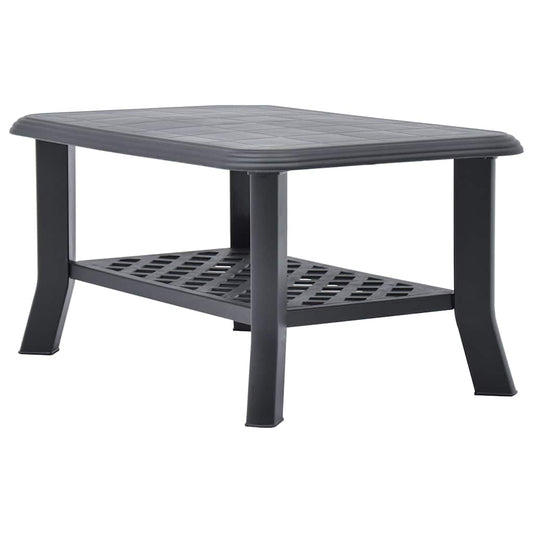 Coffee Table Anthracite 90x60x46 cm Plastic Coffee Table Anthracite 90x60x46 cm Plastic