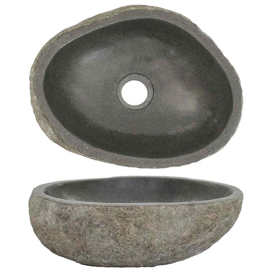 146212 vidaXL Basin River Stone Oval (29-38)x(24-31) cm 146212 vidaXL Basin River Stone Oval (29-38)x(24-31) cm
