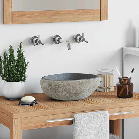 Basin River Stone Oval (29-38)x(24-31) cm Basin River Stone Oval (29-38)x(24-31) cm