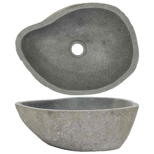 146213 vidaXL Basin River Stone Oval (37-46)x(29-36) cm 146213 vidaXL Basin River Stone Oval (37-46)x(29-36) cm