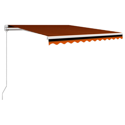 Retractable Awning | Orange and Brown | Powder coated aluminium Retractable Awning | Orange and Brown | Powder coated aluminium
