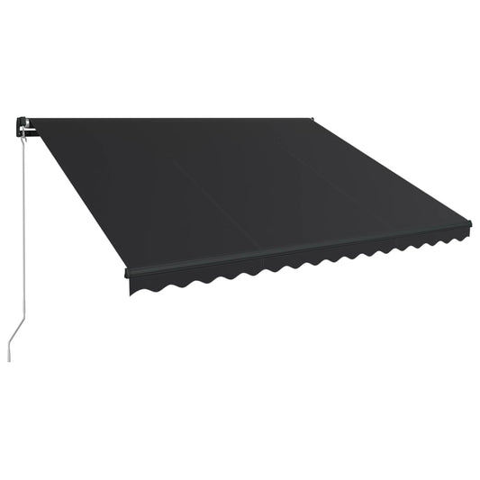 Manual Retractable Awning 450x300 cm Anthracite Manual Retractable Awning 450x300 cm Anthracite