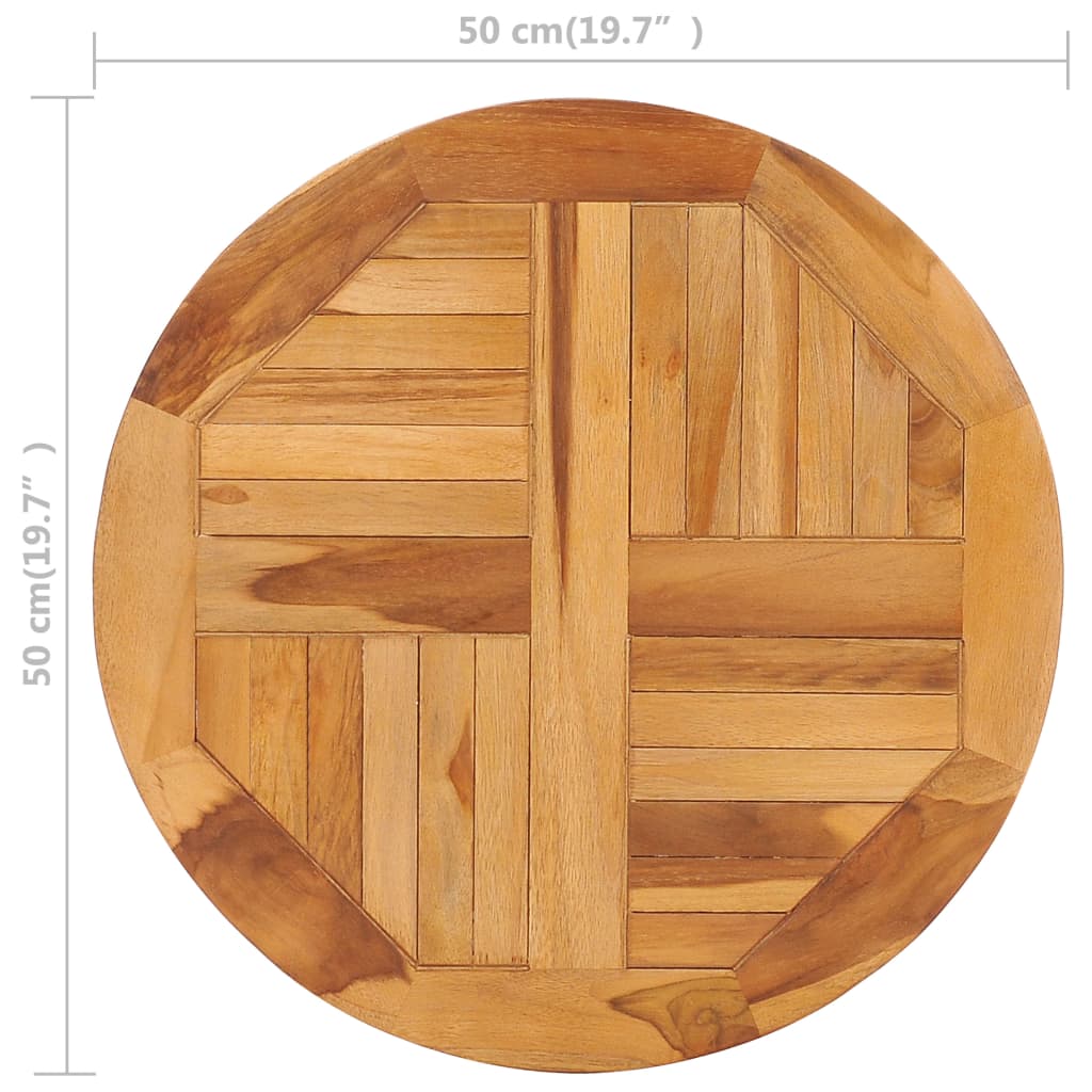 Table Disk | Teak | Smooth teak hardwood | A good size | Swivel