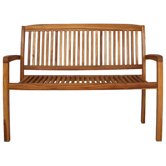 49388 vidaXL 2-Seater Stacking Garden Bench 120 cm Solid Teak Wood 49388 vidaXL 2-Seater Stacking Garden Bench 120 cm Solid Teak Wood
