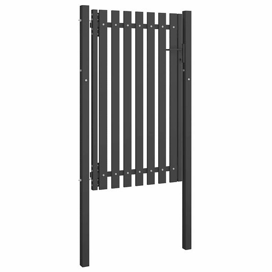 146330 vidaXL Garden Fence Gate Steel 100x150 cm Anthracite 146330 vidaXL Garden Fence Gate Steel 100x150 cm Anthracite