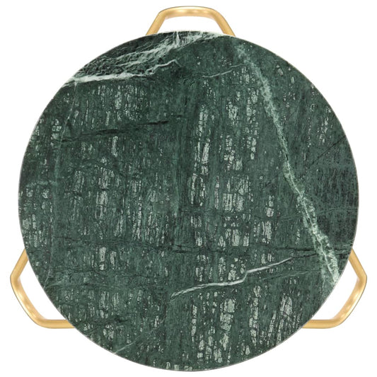 Coffee Table Green 40x40x40 cm Real Stone with Marble Texture Coffee Table Green 40x40x40 cm Real Stone with Marble Texture