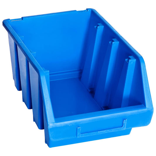 Stacking Storage Bins 20 pcs Blue Plastic Stacking Storage Bins 20 pcs Blue Plastic
