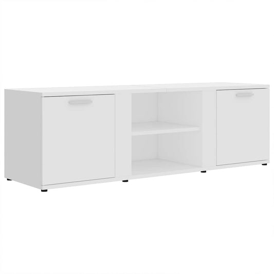 801161 vidaXL TV Cabinet White 120x34x37 cm Engineered Wood 801161 vidaXL TV Cabinet White 120x34x37 cm Engineered Wood