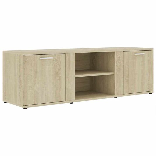 TV Cabinet Sonoma Oak 120x34x37 cm Engineered Wood TV Cabinet Sonoma Oak 120x34x37 cm Engineered Wood
