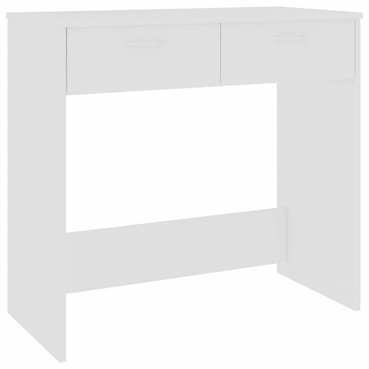 801355 vidaXL Desk White 80x40x75 cm Engineered Wood 801355 vidaXL Desk White 80x40x75 cm Engineered Wood