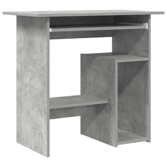 Desk Concrete Grey 80x45x74 cm Engineered Wood Desk Concrete Grey 80x45x74 cm Engineered Wood