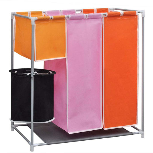 3-Section Laundry Sorter Hampers 2 pcs with a Washing Bin 3-Section Laundry Sorter Hampers 2 pcs with a Washing Bin
