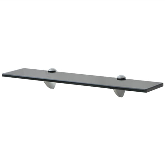 Floating Shelf | Set of 2 | Black | Toughened safety glass | Medium Floating Shelf | Set of 2 | Black | Toughened safety glass | Medium