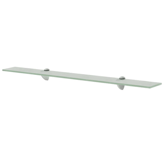 Floating Shelves 2 pcs Glass 80x10 cm 8 mm Floating Shelves 2 pcs Glass 80x10 cm 8 mm