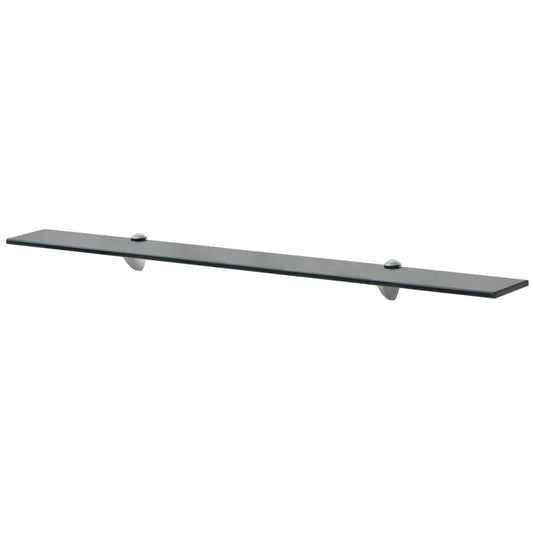 Floating Shelf | Set of 2 | Black | Tempered safety glass | Medium Floating Shelf | Set of 2 | Black | Tempered safety glass | Medium