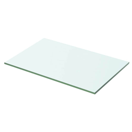 Shelves 2 pcs Panel Glass Clear 50x25 cm Shelves 2 pcs Panel Glass Clear 50x25 cm