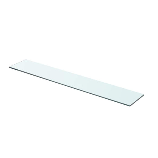 Shelves 2 pcs Panel Glass Clear 70x12 cm Shelves 2 pcs Panel Glass Clear 70x12 cm