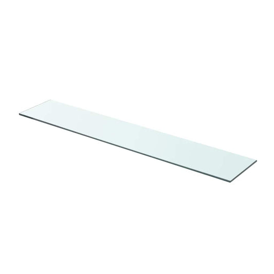 Shelves 2 pcs Panel Glass Clear 80x15 cm Shelves 2 pcs Panel Glass Clear 80x15 cm