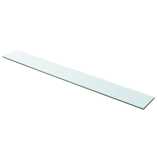 Shelves 2 pcs Panel Glass Clear 100x12 cm Shelves 2 pcs Panel Glass Clear 100x12 cm