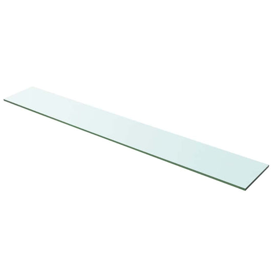 Shelves 2 pcs Panel Glass Clear 100x15 cm Shelves 2 pcs Panel Glass Clear 100x15 cm
