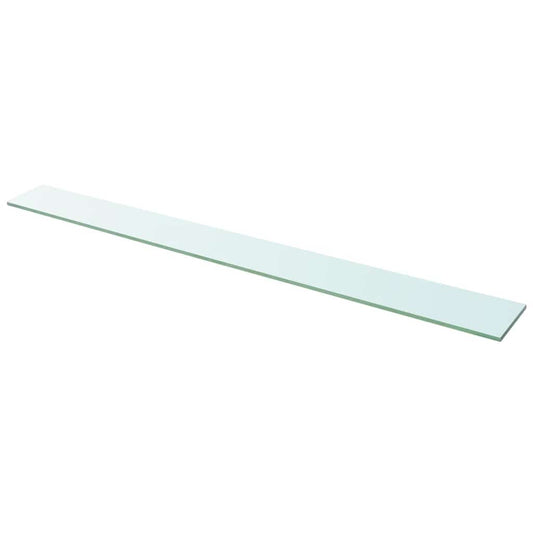 Shelves 2 pcs Panel Glass Clear 110x12 cm Shelves 2 pcs Panel Glass Clear 110x12 cm