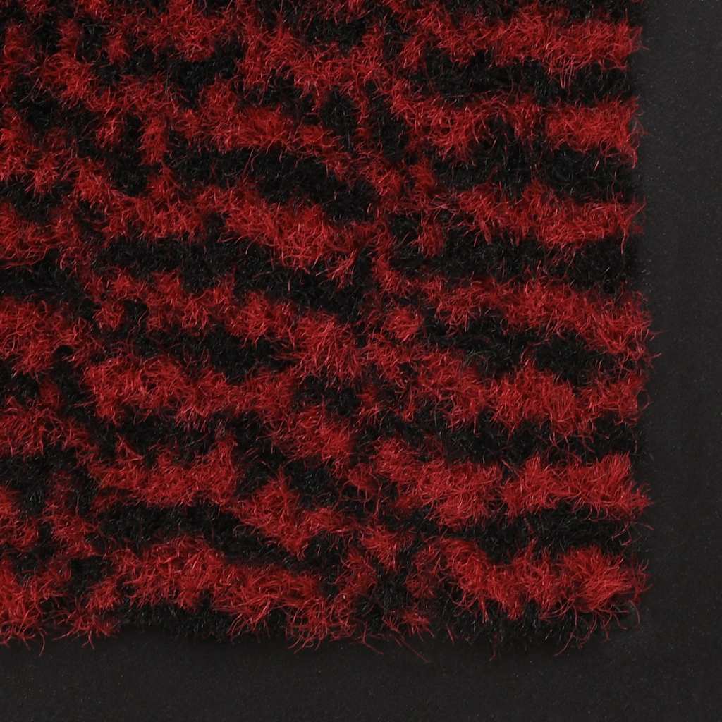 Dust Control Mats 2 pcs Rectangular Tufted 120x180 cm Red