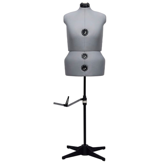 Adjustable Dress Form Female Grey L Size 44-50 Adjustable Dress Form Female Grey L Size 44-50