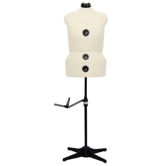 Adjustable Dress Form Female Cream L Size 44-50 Adjustable Dress Form Female Cream L Size 44-50