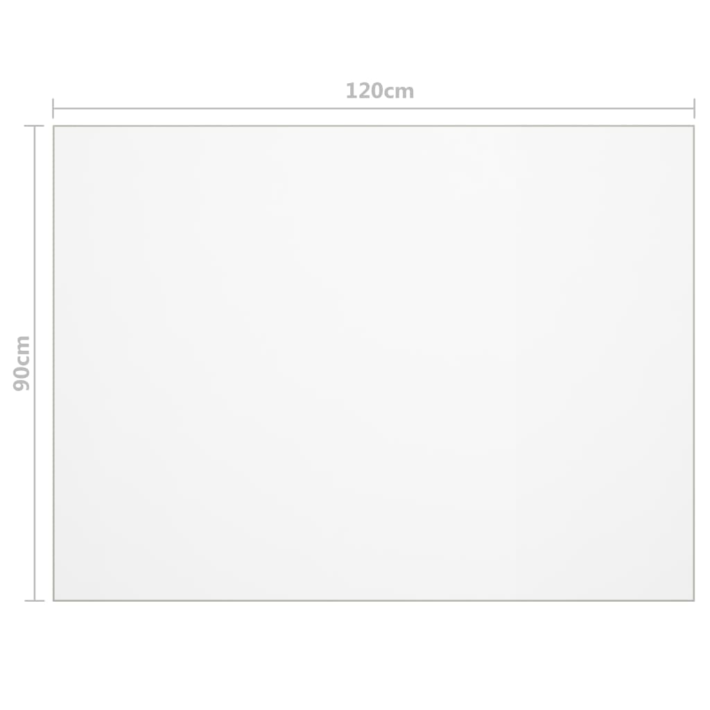 Table Protector Transparent 120x90 cm 1.6 mm PVC
