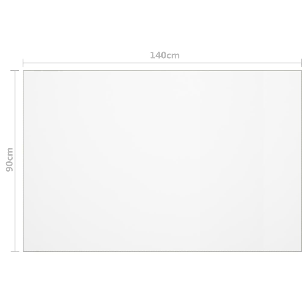 Table Protector Matt 140x90 cm 1.6 mm PVC