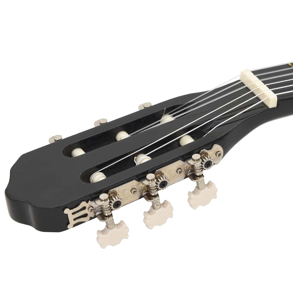 70111 vidaXL 12 Piece Classical Guitar Beginner Set Black 4/4 39