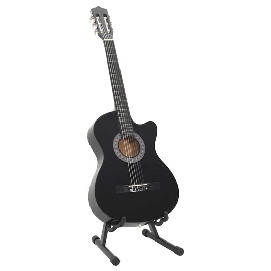 70133 vidaXL 12 Piece Western Classical Guitar Set with 6 Strings Black 38 70133 vidaXL 12 Piece Western Classical Guitar Set with 6 Strings Black 38