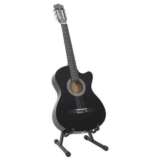 70133 vidaXL 12 Piece Western Classical Guitar Set with 6 Strings Black 38 70133 vidaXL 12 Piece Western Classical Guitar Set with 6 Strings Black 38