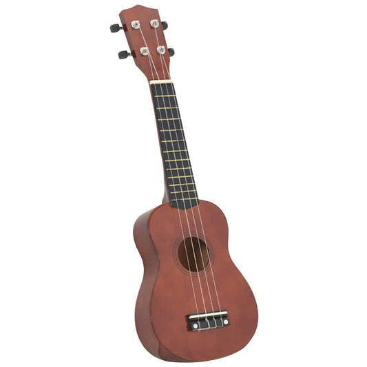 Soprano Ukulele Set with Bag for Kids Dark Wood 23" Soprano Ukulele Set with Bag for Kids Dark Wood 23"