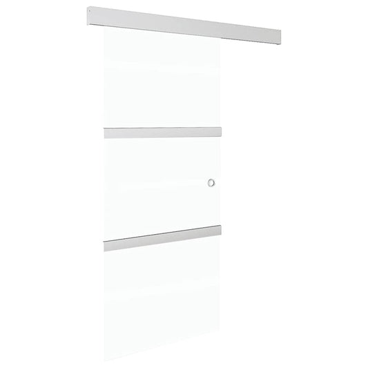 288053 vidaXL Sliding Door ESG Glass and Aluminium 90x212 cm Silver 288053 vidaXL Sliding Door ESG Glass and Aluminium 90x212 cm Silver