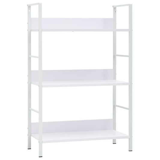 3-Layer Book Shelf White 60x27.6x90.5 cm Engineered Wood 3-Layer Book Shelf White 60x27.6x90.5 cm Engineered Wood