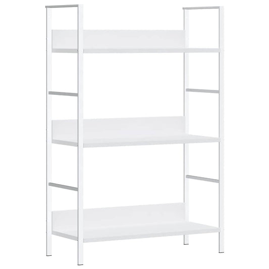 3-Layer Book Shelf White 60x27.6x90.5 cm Engineered Wood 3-Layer Book Shelf White 60x27.6x90.5 cm Engineered Wood