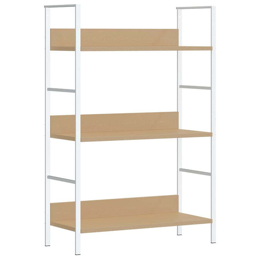 3-Layer Book Shelf Oak 60x27.6x90.5 cm Engineered Wood 3-Layer Book Shelf Oak 60x27.6x90.5 cm Engineered Wood