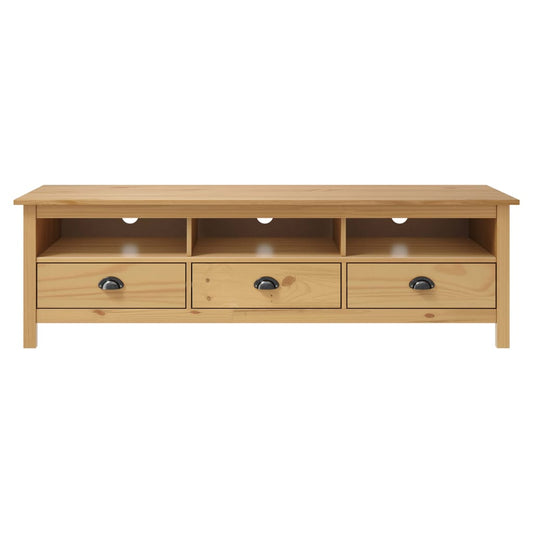 TV Cabinet Hill Honey Brown 158x40x47 cm Solid Pine Wood TV Cabinet Hill Honey Brown 158x40x47 cm Solid Pine Wood