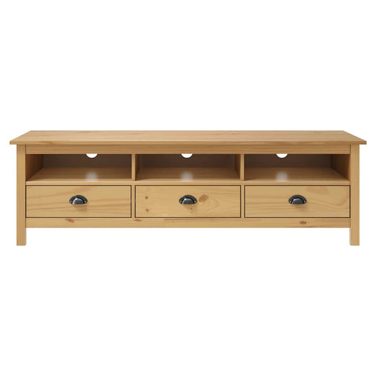 288927 vidaXL TV Cabinet "Hill" Honey Brown 158x40x47 cm Solid Pine Wood 288927 vidaXL TV Cabinet "Hill" Honey Brown 158x40x47 cm Solid Pine Wood