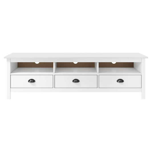 288928 vidaXL TV Cabinet "Hill" White 158x40x47 cm Solid Pine Wood 288928 vidaXL TV Cabinet "Hill" White 158x40x47 cm Solid Pine Wood