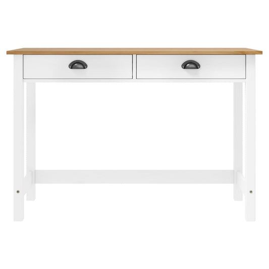 Console Table Hill with 2 Drawers 110x45x74 cm Solid Pine Wood Console Table Hill with 2 Drawers 110x45x74 cm Solid Pine Wood