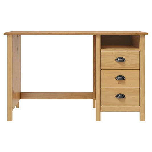 288995 vidaXL Desk "Hill" with 3 Drawers 120x50x74 cm Solid Pine Wood 288995 vidaXL Desk "Hill" with 3 Drawers 120x50x74 cm Solid Pine Wood