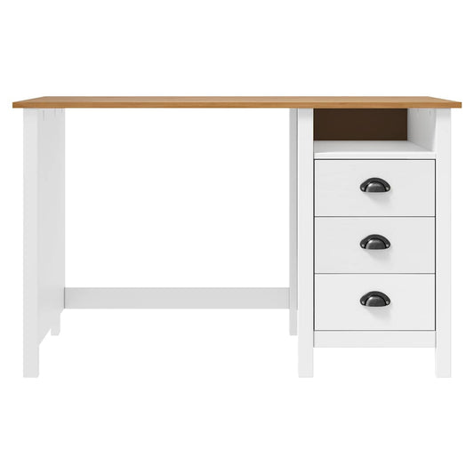 288998 vidaXL Desk "Hill" with 3 Drawers 120x50x74 cm Solid Pine Wood 288998 vidaXL Desk "Hill" with 3 Drawers 120x50x74 cm Solid Pine Wood