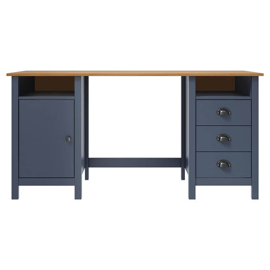 289001 vidaXL Desk "Hill" Grey 150x50x74 cm Solid Pine Wood 289001 vidaXL Desk "Hill" Grey 150x50x74 cm Solid Pine Wood