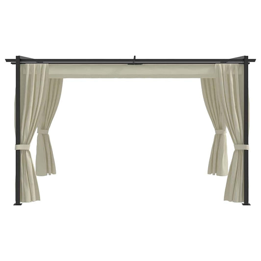 Gazebo 4x3 m Cream Gazebo 4x3 m Cream